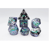 Turquoise Koi RPG Dice Set