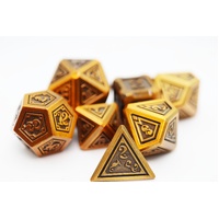 Alchemist Metals: Gold - Metal RPG Dice Set