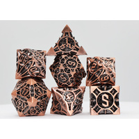 Quiver of Arrows: Copper Arrow - Metal RPG Dice Set