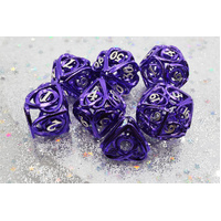 Hollow Hearts: Purple - Metal RPG Dice Set