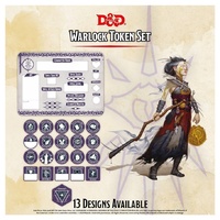 D&D Character Tokens: Warlock Token Set