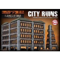 Battlefield in a Box: BB300 Ruined City Building (Plastic)
