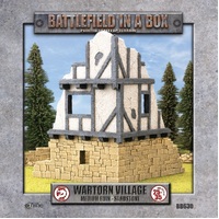 Battlefield in a Box: Wartorn Village - Medium Ruin - Sandstone