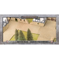 Battlefield in a Box: Wartorn Village: Sandstone Road Expansion - Sandstone (x6)