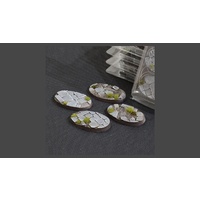 Temple Bases Oval 60mm (x4)