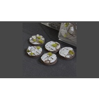 Temple Bases Round 40mm (x5)