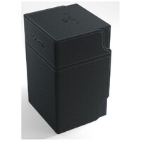 Gamegenic Watchtower Holds 100 Sleeves Convertible Deck Box Black