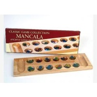 MANCALA, 44cm WOOD, GLASS PCS.