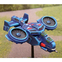 BattleTech Miniatures: D.A. Cardinal Transport VTOL  (TRO3145: Mercs - 50 ton)