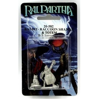 Bandit-Raccoon Shaman and Totem