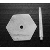 Wolfstar Warships: 1 ½ inch hex base and stem