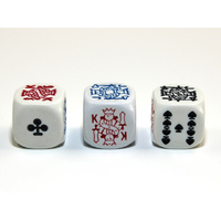 Individual 16mm Poker die - 6 Faces (1)