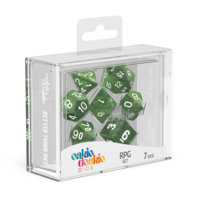 RPG Set - Marble - Green (7 dice)