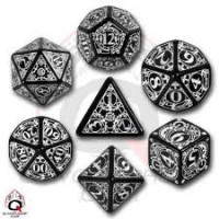 Steampunk Dice Set: Black/White
