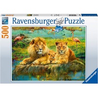 Lions in the Savannah Jigsaw Puzzle 500pc