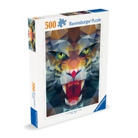 Polygon Lion Jigsaw Puzzle 500pc