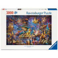 Dragon's Library Jigsaw Puzzle 3000pc