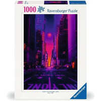 New York in Neon Jigsaw Puzzle 1000pc