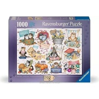 Crazy Cats: A Cat's Year Jigsaw Puzzle 1000pc