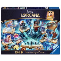 Disney Lorcana Sapphire Jigsaw Puzzle 1000pc