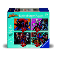 Marvel Spider-Man Jigsaw Puzzle 4-Pack 12/16/20/24pcs