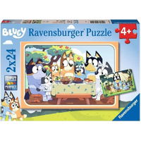Bluey Let's Do This! Jigsaw Puzzle 2x24pc