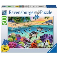 Race of the Baby Sea Turtles Jigsaw Puzzle 500pc Large Format