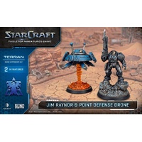 Starcraft Miniatures Games: Terran - Jim Raynor (Raynor's Raiders) - Hero Expansion Set