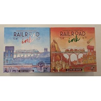 [Second Hand] Railroad Ink Red & Blue Bundle