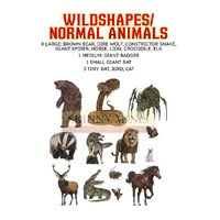 Skinny Minis: Wildshapes / Normal Animals
