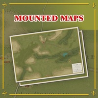 Battles of Napoleon Volume II: Quatre Bras 1815/Wartenburg 1813 - Mounted map