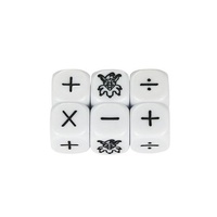 Maths Operations Dice +-/x and Joker d6 (1)