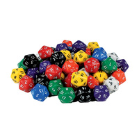 Single Opaque 16mm D20 Dice - Random Colour