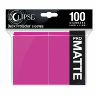 Ultra-Pro Eclipse Sleeves: Standard - Matte 100ct Hot Pink