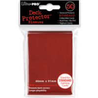 Ultra-Pro Deck Protector Sleeves: Red Solid (50)