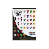 Barons' War Shield Decals (02): Knights 02