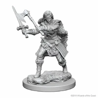 D&D Nolzurs Marvelous Unpainted Minis: Female Human Barbarian