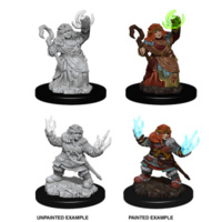Pathfinder Deep Cuts Unpainted Minis — Female Dwarf Summoner