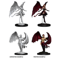 D&D Nolzurs Marvelous Unpainted Minis: Succubus & Incubus