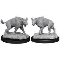 D&D Nolzurs Marvelous Unpainted Miniatures Hyenas