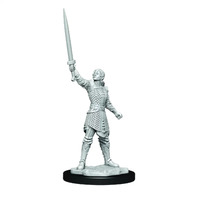 Critical Role: Unpainted Miniatures - Human Dwendalian Empire Fighter Female