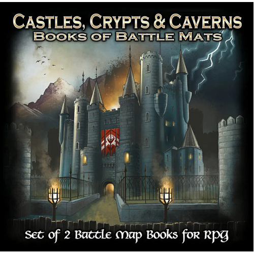 Books of Battle Maps Castles Crypts & Caverns