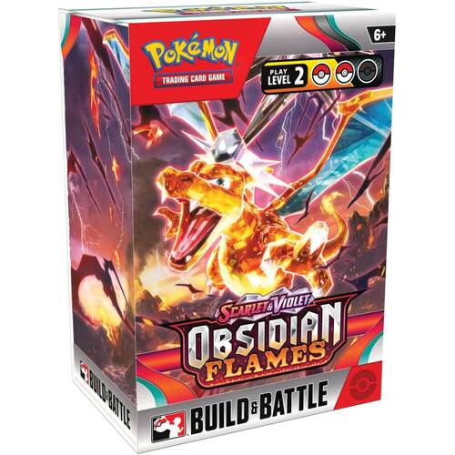 Pokémon TCG: Scarlet & Violet 3 Obsidian Flames Build & Battle Box