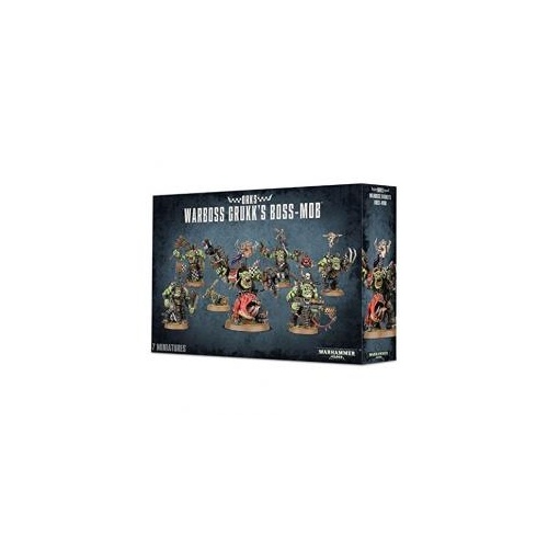 50-33 Warhammer 40,000 Orks Warboss Grukk's Boss Mob