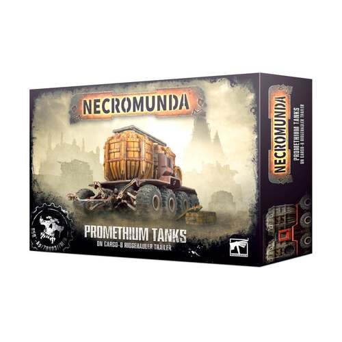 301-12 Necromunda. Promethium Tanks On Cargo-8 Trailer