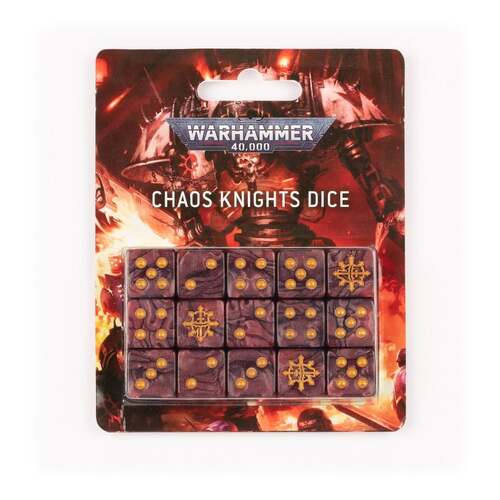 43-32 Warhammer 40000: Chaos Knights Dice