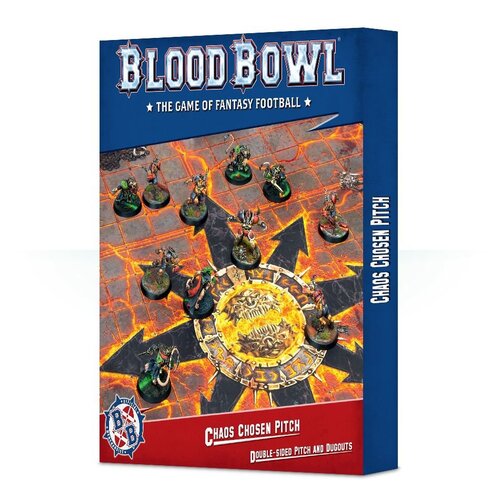 200-46 Blood Bowl: Chaos Chosen Pitch & Dugouts