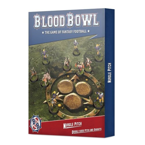 200-55 Blood Bowl: Nurgle Team Pitch & Dugouts