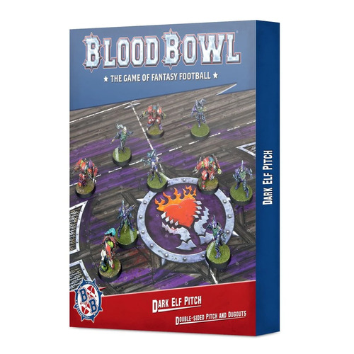 200-50 Blood Bowl: Dark Elf Pitch & Dugouts
