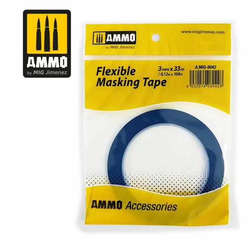 Ammo by MIG Accessories - Flexible Masking Tape (3mm x 33M)